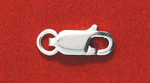 FI143-SS: Clasp Lobster Claw Jump Sterling 11.5mm 2PPK