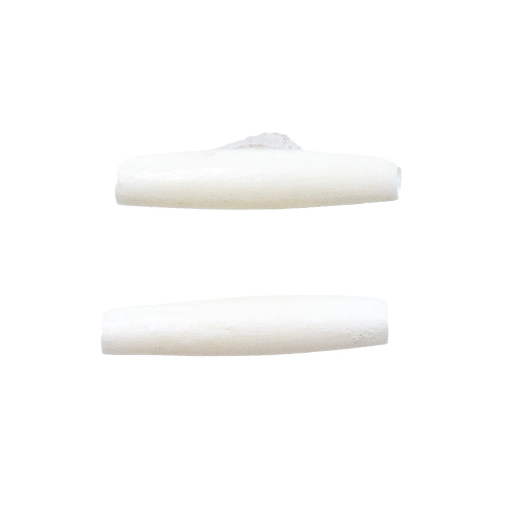 18IP114-T: India Bone Hare Pipe 3/4 Inch Thin 25 Pieces