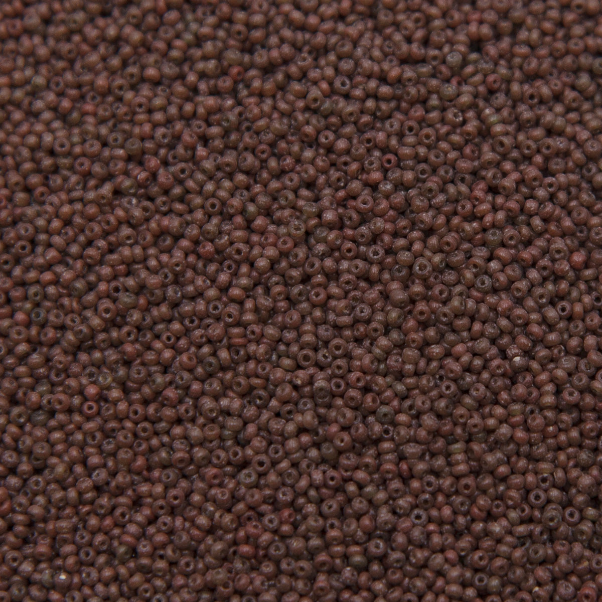 18SV250-1: Vintage Venetian Micro Seed Bead Opaline Brown #1 18/0 - 500 Grams