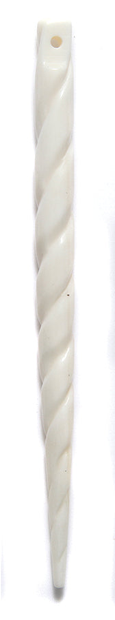 BN352-4U: Bone Hair Pin 4" Twisted 2 Pieces