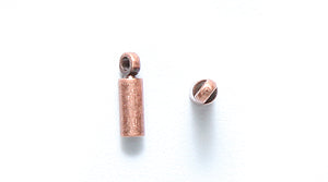 FI161-2AC: Cord End Loop 2mm 1mmID ANT CPPR 6PPK