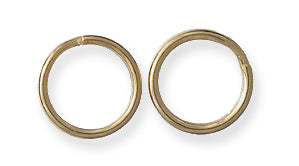 FI213-G: Split Ring Gold 9mm - - 50 Pieces