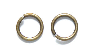 FI208-AB: Jump Ring ANT BRS 8mm 18GA - 50PPK/6.9GM