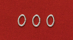 FI204-1SS: Jump Ring Oval Sterling 21GA 4.5mm 20PC