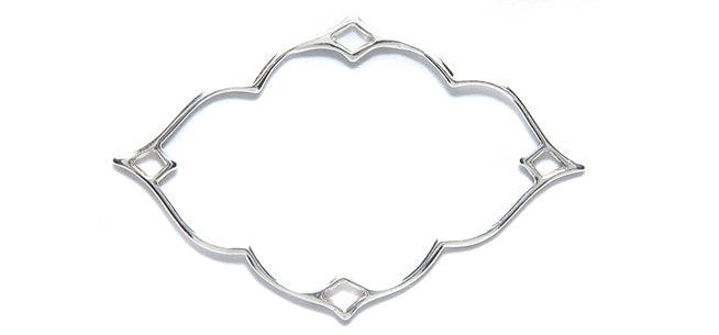 AM129: Amoracast SS Link Diamond Nimbus 25x38