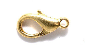 FI144-CG: Clasp LBSTR Lead Free Gold 8x16mm 24PC