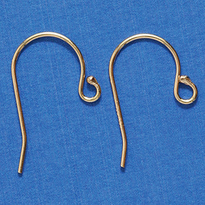 GF54: Earwire Ball Shepherd Hook GoldFill 22ga 10PC/5PR
