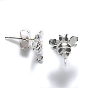 AM227: Amoracast SS Bee Earring 8x11 1PR