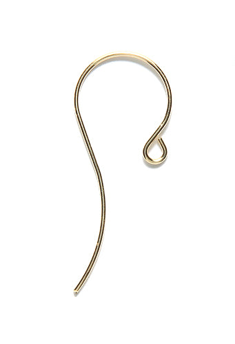 FI5008-G: Earwire 13x33mm Gold PLT - 2PR