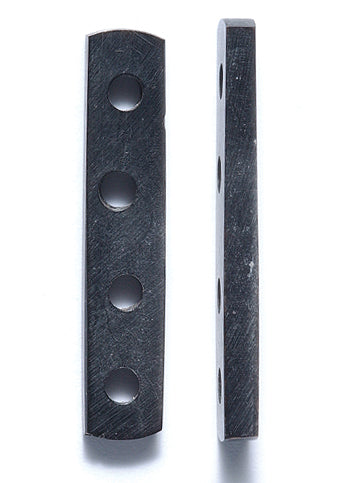 99LC109-4: Horn Choker Spacer Black 4 Hole 7x37mm 18 Pieces