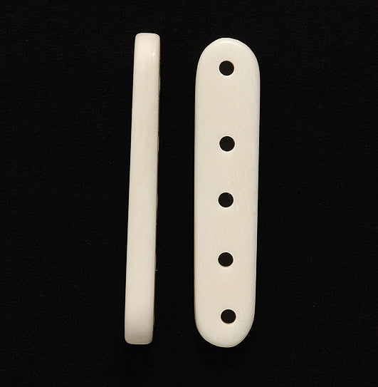 99LC112-5: Bone Choker Spacers 5 Hole 8x39mm Average 15 Pieces