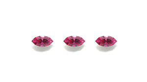 83RH295: Xilion Navette R/S Fuchsia 2x4mm-6PC