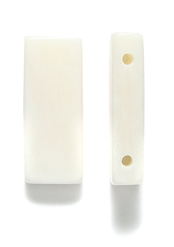 99LC112-2A: Bone Choker Spacers 2 Hole 10x26x6mm 20 Pieces