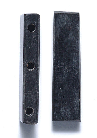99LC109-A: Horn Choker Spacer Black Flat 3 Hole 10x35 18 Pieces