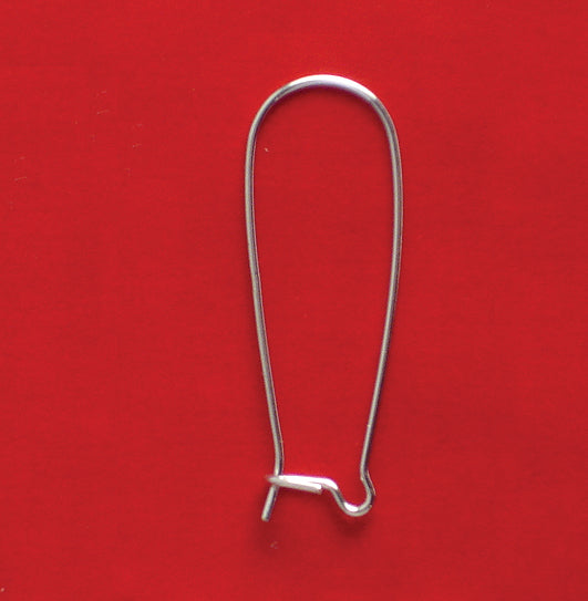 35FI50-SS: Ear Wire Kidney Sterling 35mm - 1PR