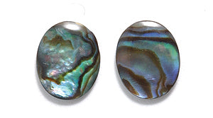 34AB558-C: Abalone Cabochon Natural 8x10mm