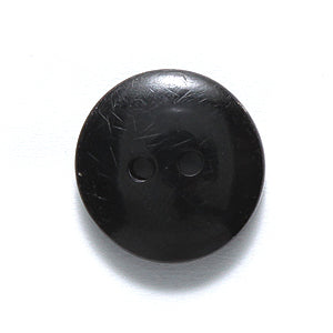 15HR109-BU: Horn Button Black 15mm 2HOLE - 20PC