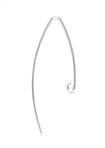 35FI522-SS: Earwire Marquise Sterling 35mm 1 pair