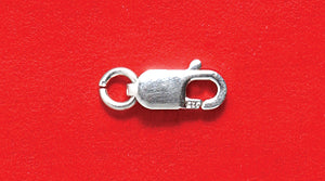 9FI143-SS: Clasp Lobster Claw Jump 3x8mm SS - 1PPK