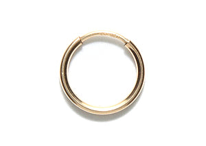 12FI55-GF: Earring Endless Hoop 12mm GoldFill - 1PR