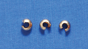 3FI169-GF: Crimp Cover 14KT GoldFill 3mm - 10PPK
