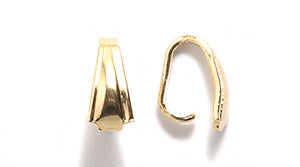 9FI380-G: Pinch Bail 9mm Gold - 4PPK