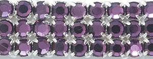 3RH298-35: Preciosa Viva Rosemontee Amethyst 3.5mm-144PC