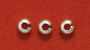 4FI169-SS: Crimp Cover Sterling 4mm 10PC