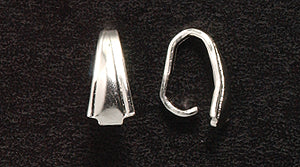 9FI380-S: Pinch Bail 9mm Silver - 4PPK