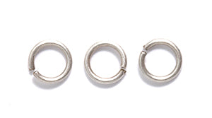 6FI221-AS: Jump Ring ANT Silver 5.5mm 21GA - 75PC/5GM