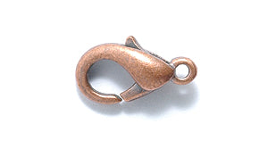 13FI544-AC: Clasp Lobster ANT Copper 6x12.5mm 50PC
