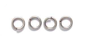 4FI221-AS: Jump Ring ANT Silver 4mm 21GA - 50PPK