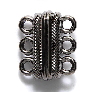 3FI355-GM: Magnetic Clasp 3 Loop GNMTL 17x20mm-1SE