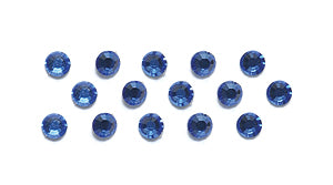 6RH274-H: Preciosa Chaton Viva Ss6 Sapphire H/Fix-288PC