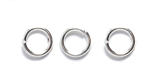 6FI221-S: Jump Ring Silver 5.5mm 21GA - 75PC/5GM