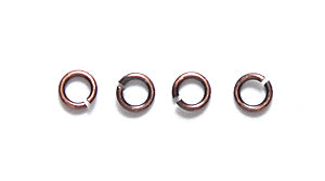 3FI206-AC: Jump Ring ANT CPPR 3mm 22GA - 180PC/(5GM)
