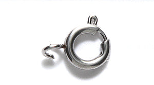 8FI100-SN: Stainless Steel Spring Ring Clasp 8mm - 2PPK