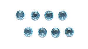 10RH262: Preciosa Chaton Viva Ss10 Aqua Bomemica-288PC