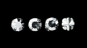 4RH812: Preciosa Rosemontee Labrador Silver 4mm-144PC