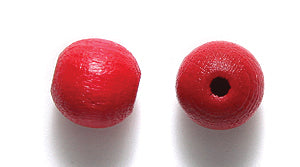 8WO147-C: CZ Wood Round DK Red 8mm 600PC