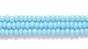 11SB562R: CZ Seed Bead Turquoise Blue AB 11/0 -1HK