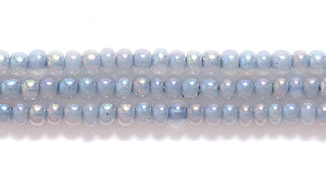 11SB605-ABR: CZ Seed Bead Pearl Gray AB 11/0-1HK