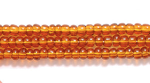 11SB256R: CZ Seed Bead Trans DK Topaz 11/0-1HK