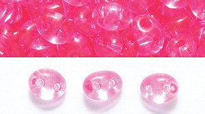 74SB6292R: CZ Twin 2-H Sol Gel Pink 2.5x5mm 50GM