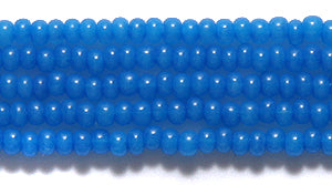 11SB976R: CZ Seed Bead Silk Bright Blue 11/0-1HK