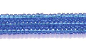11SB275R: CZ Seed Bead Trans DK Sapphire 11/0-1HK