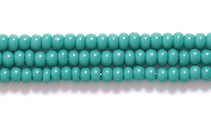 11SB186R: CZ Seed Bead Op DK Green 11/0-1HK