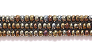 11SB558R: CZ Seed Bead Brown Iris 11/0-1HK