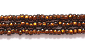 11SB458R: CZ Seed Bead SIL-Line Root Beer 11/0-1HK