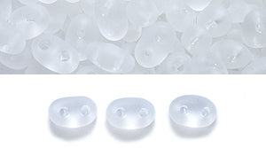 74SB212 MR: CZ Twin 2-H SB Crystal Matte 2.5x5mm 50GM